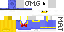 Minecraft skin texture, 64x32 legacy pixels