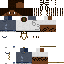 Minecraft skin texture, 64x64 pixels