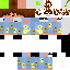 Minecraft skin texture, 64x64 pixels