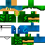 Minecraft skin texture, 64x64 pixels