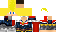 Minecraft skin texture, 64x32 legacy pixels
