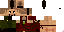 Minecraft skin texture, 64x32 legacy pixels