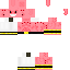 Minecraft skin texture, 64x64 pixels