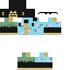 Minecraft skin texture, 64x64 pixels