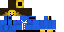 Minecraft skin texture, 64x32 legacy pixels