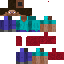 Minecraft skin texture, 64x64 pixels