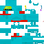 Minecraft skin texture, 64x64 pixels