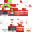 Minecraft skin texture, 64x64 pixels