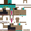 Minecraft skin texture, 64x64 pixels