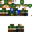 Minecraft skin texture, 64x64 pixels