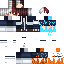 Minecraft skin texture, 64x64 pixels