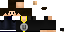 Minecraft skin texture, 64x32 legacy pixels