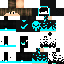 Minecraft skin texture, 64x64 pixels