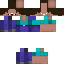 Minecraft skin texture, 64x64 pixels