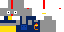 Minecraft skin texture, 64x32 legacy pixels