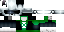Minecraft skin texture, 64x32 legacy pixels