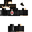 Minecraft skin texture, 64x64 pixels