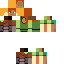 Minecraft skin texture, 64x64 pixels