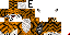 Minecraft skin texture, 64x32 legacy pixels