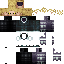 Minecraft skin texture, 64x64 pixels