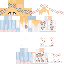 Minecraft skin texture, 64x64 pixels
