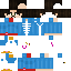 Minecraft skin texture, 64x64 pixels