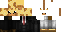 Minecraft skin texture, 64x32 legacy pixels