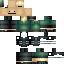 Minecraft skin texture, 64x64 pixels