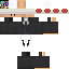 Minecraft skin texture, 64x64 pixels