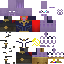 Minecraft skin texture, 64x64 pixels