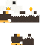 Brown Minecraft skin texture, 64x64 pixels