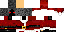 Minecraft skin texture, 64x32 legacy pixels