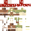 Minecraft skin texture, 64x64 pixels