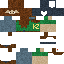 Minecraft skin texture, 64x64 pixels