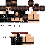 Minecraft skin texture, 64x64 pixels