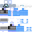 Minecraft skin texture, 64x64 pixels