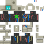Minecraft skin texture, 64x64 pixels