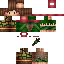 Minecraft skin texture, 64x64 pixels