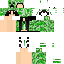 Minecraft skin texture, 64x64 pixels