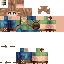 Minecraft skin texture, 64x64 pixels
