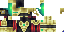 Minecraft skin texture, 64x32 legacy pixels