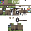 Minecraft skin texture, 64x64 pixels