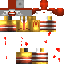 Classic Minecraft skin texture, 64x64 pixels