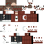 Minecraft skin texture, 64x64 pixels