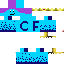 Minecraft skin texture, 64x64 pixels