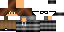 Minecraft skin texture, 64x32 legacy pixels