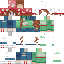 Minecraft skin texture, 64x64 pixels