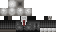 Minecraft skin texture, 64x32 legacy pixels