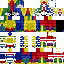 Minecraft skin texture, 64x64 pixels