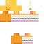 Minecraft skin texture, 64x64 pixels
